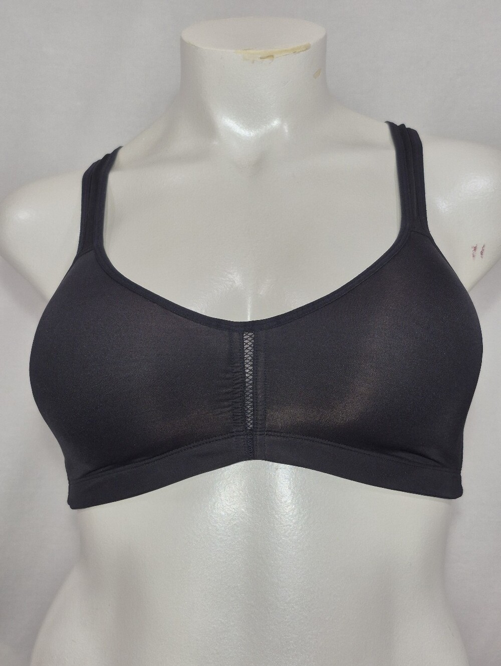 36D Underscore Wire Free Racerback Sports Black